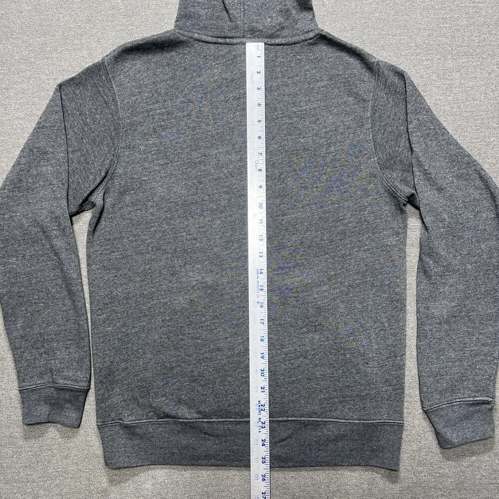 Barstool Sports Hoodie Mens Medium Gray J America Stool Stars Logo Fleece Pullov